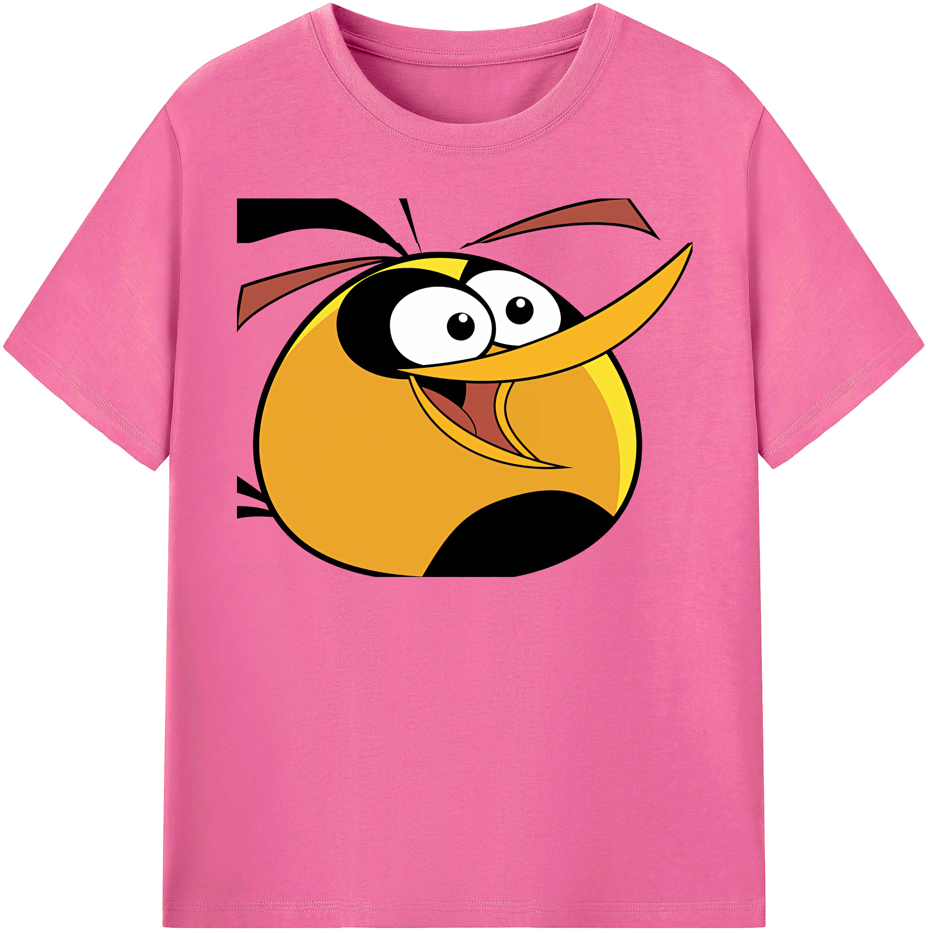 （画像用） Angry Birds アングリーバード レディースカジュアルプリントTシャツ（綿100％）